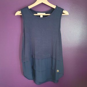 Michael Kors tiered blue tank top - Size Medium